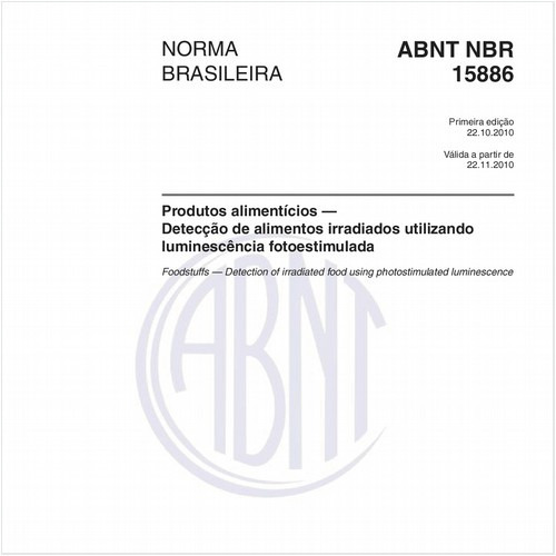 Produtos alimentícios — Detecção de alimentos irradiados utilizando luminescência fotoestimulada