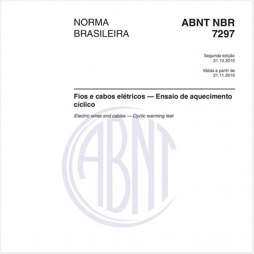 Fios e cabos elétricos — Ensaio de aquecimento cíclico