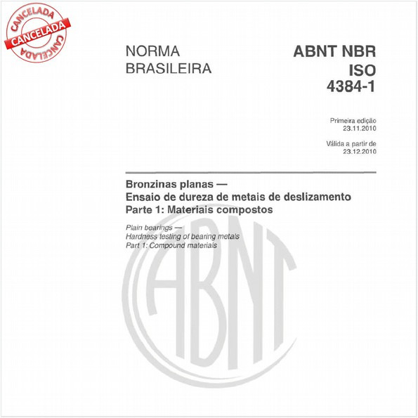 Bronzinas planas - Ensaio de dureza de metais de deslizamento - Parte 1: Materiais compostos