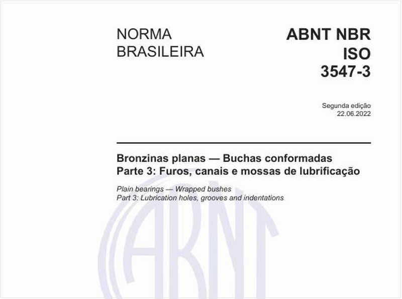 Bronzinas planas - Buchas conformadas - Parte 3: Furos, canais e mossas de lubrificação