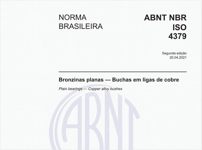 Bronzinas planas - Buchas em ligas de cobre