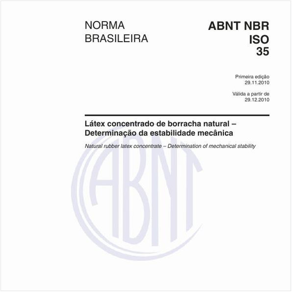Látex concentrado de borracha natural - Determinação da estabilidade mecânica