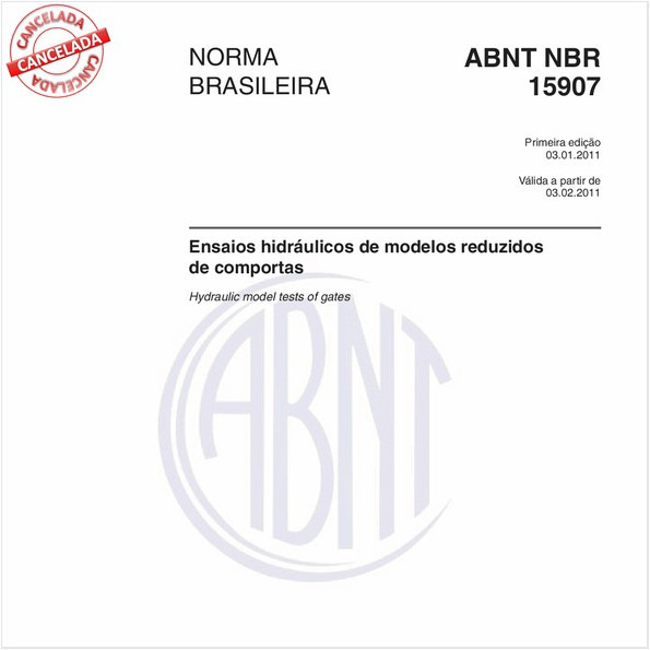 Ensaios hidráulicos de modelos reduzidos de comportas 