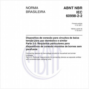 NBRIEC60998-2-2 de 01/2011