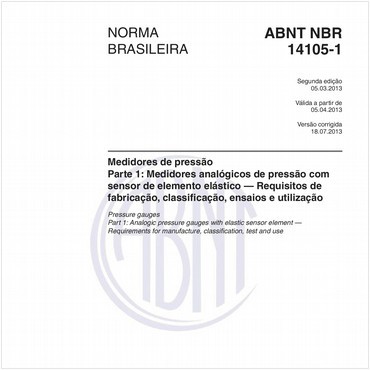 NBR14105-1 de 03/2013
