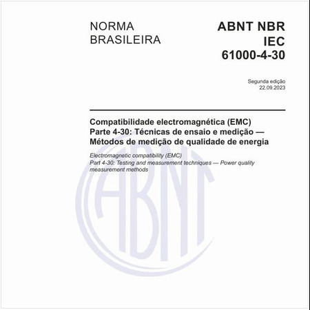 Compatibilidade electromagnética (EMC) - Parte 4-30: Técnicas de ensaio e medição — Métodos de medição de qualidade de energia