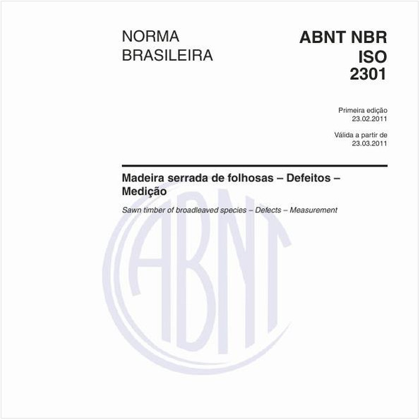 Madeira serrada de folhosas – Defeitos – Medição