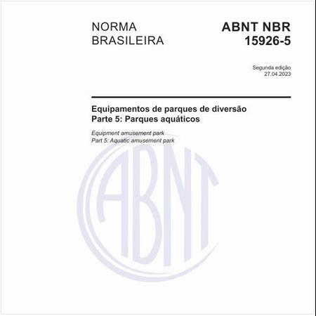 Equipamentos de parques de diversão - Parte 5: Parques aquáticos