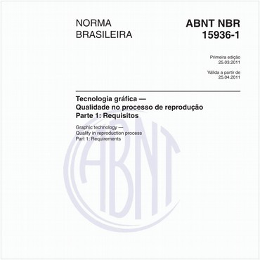 NBR15936-1 de 03/2011