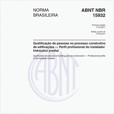 NBR15932 de 03/2011