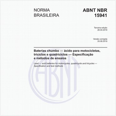 NBR15941 de 04/2019