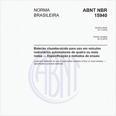 NBR15940 de 11/2019