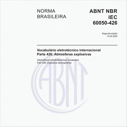 Vocabulário eletrotécnico internacional - Parte 426: Atmosferas explosivas