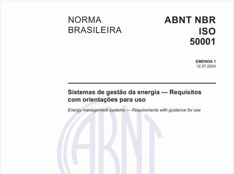 Sistemas de gestão da energia — Requisitos com orientações para uso