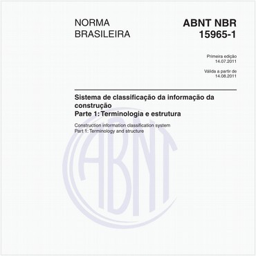 NBR15965-1 de 07/2011