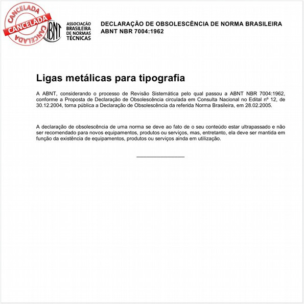 Ligas metálicas para tipografia