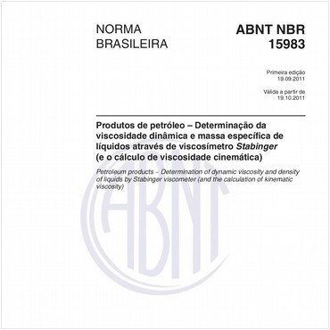 NBR15983 de 09/2011