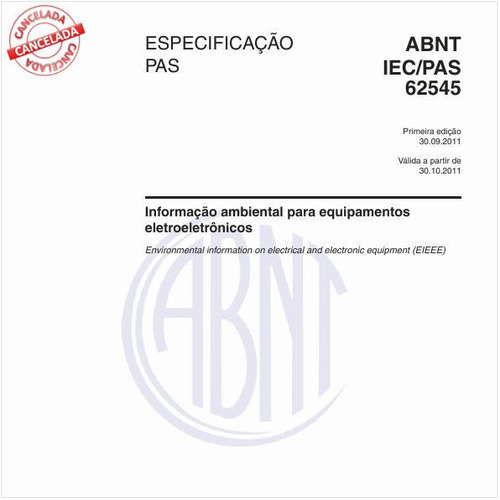 Informação ambiental para equipamentos eletroeletrônicos