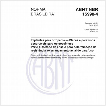 NBR15998-4 de 07/2013