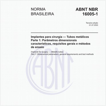 NBR16005-1 de 07/2020