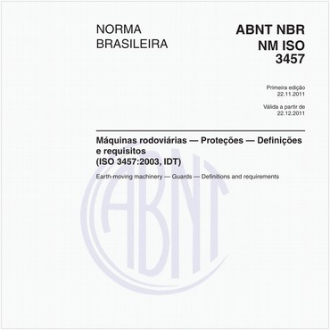 NBRNM-ISO3457 de 11/2011