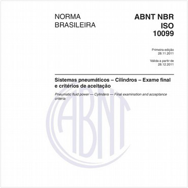 NBRISO10099 de 11/2011