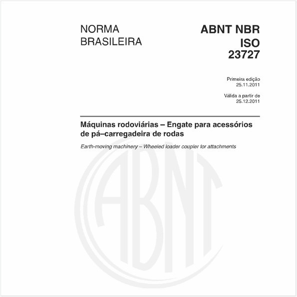 Máquinas rodoviárias - Engate para acessórios de pá-carregadeira de rodas 