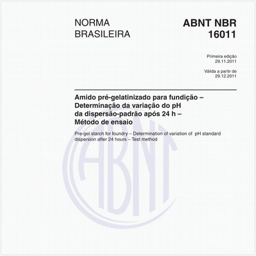 NBR16011 de 11/2011