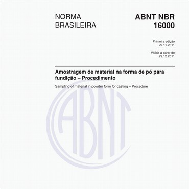 NBR16000 de 11/2011