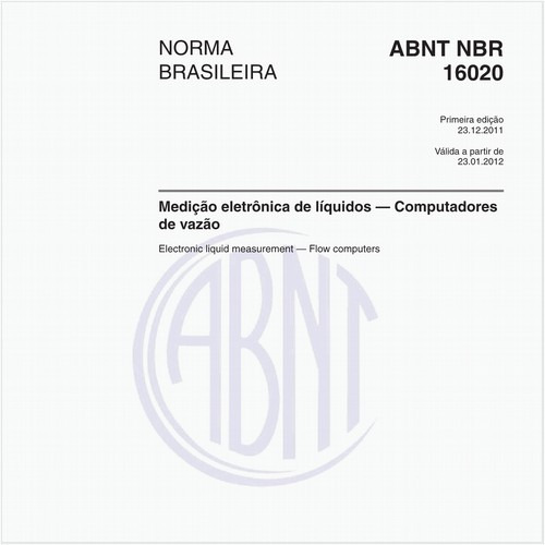 Medição eletrônica de líquidos — Computadores de vazão