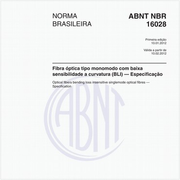 NBR16028 de 01/2012