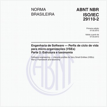 NBRISO/IEC29110-2 de 02/2012
