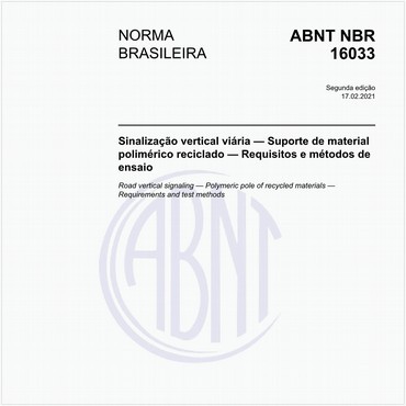 NBR16033 de 02/2021