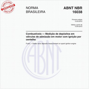NBR16038 de 03/2012