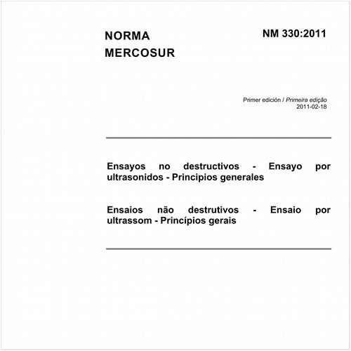 Ensayos no destructivos - Ensayo por ultrasonidos - Principios generales