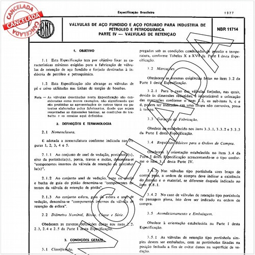 Válvulas de aço fundido e aço forjado para indústria de petróleo e petroquímica - Válvula de retenção
