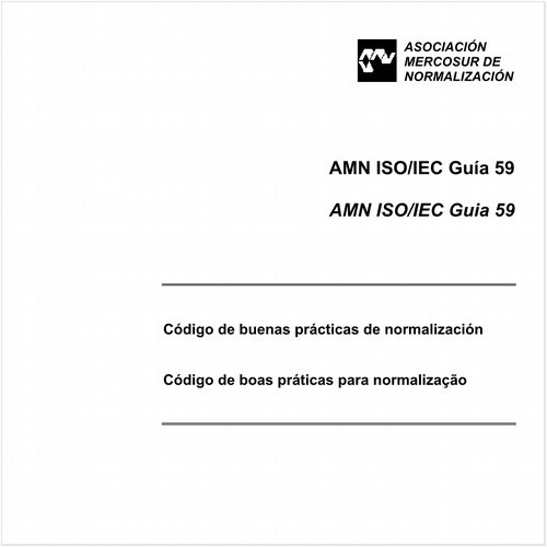 Código de boas práticas para normalização