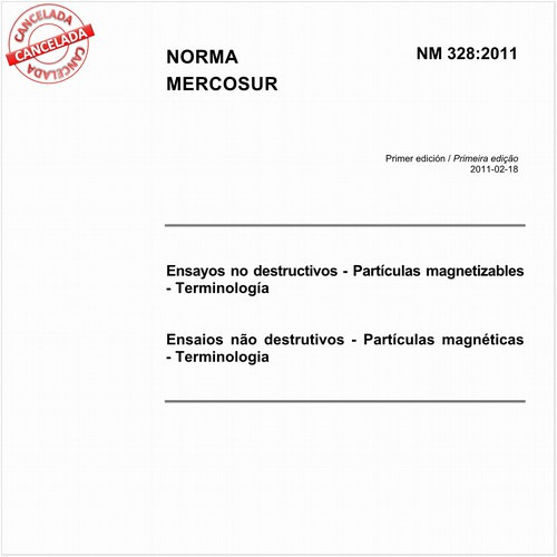 Ensaios não destrutivos - Partículas magnéticas - Terminologia 