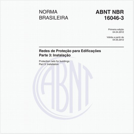 Redes de Proteção para Edificações - Parte 3: Instalação