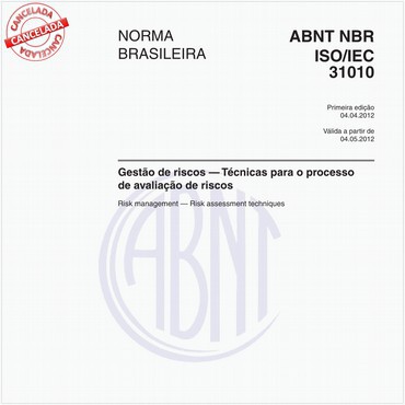NBRISO/IEC31010 de 04/2012