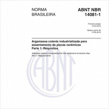 NBR14081-1 de 04/2012