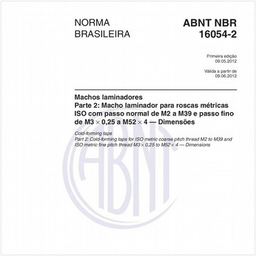 NBR16054-2 de 05/2012