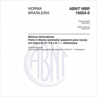 NBR16054-5 de 05/2012