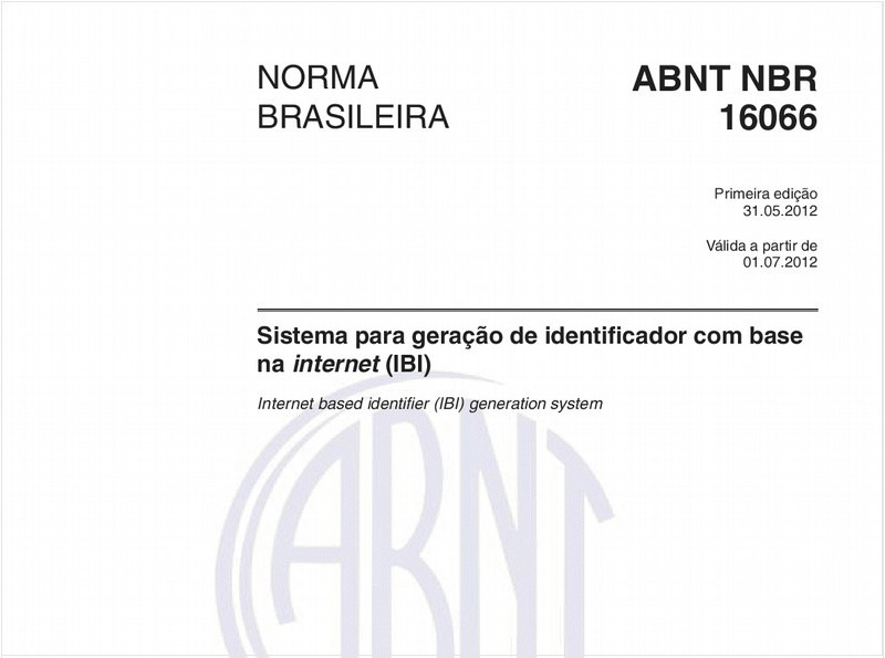 Sistema para geração de identificador com base na internet (IBI)