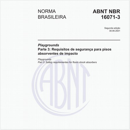 Playgrounds - Parte 3: Requisitos de segurança para pisos absorventes de impacto