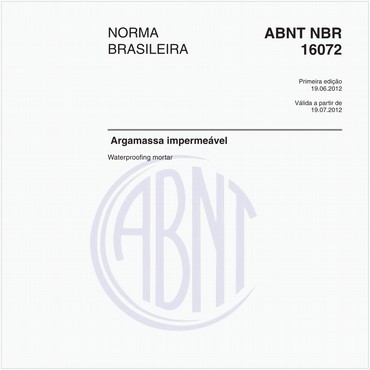 NBR16072 de 06/2012