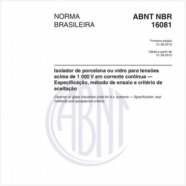 NBR16081 de 08/2012