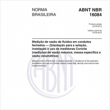 NBR16084 de 08/2012