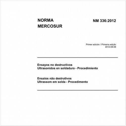 Ensaios não destrutivos - Ultrassom em solda - Procedimento