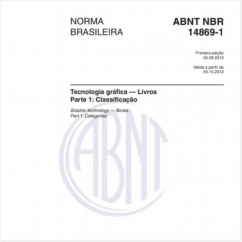 Tecnologia gráfica — LivrosParte 1: Classificação